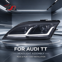 Adapté pour la modification du bloc optique de l'Audi TT 08-14 du modèle ancien au nouveau modèle avec lentille LED, feux de jour et dynamo.