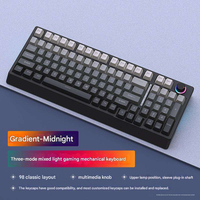 Teclado Mecánico HJSDZHI H98 de 98 Teclas, Tri-Modo, Intercambiable en Caliente, Teclas PBT, Full N-Key Rollover, para Oficina y Juegos