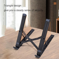 Support d'ordinateur réglable de haute qualité avec support de téléphone portable support d'ordinateur portable réglable portable pliable pour bureau