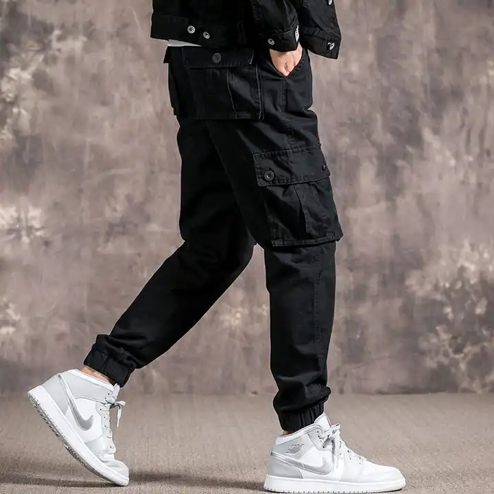 We&VMen Men's Leisure Casual Oversize Big Pockets Chino Cargo Pants 6 L :  Amazon.in: Clothing & Accessories
