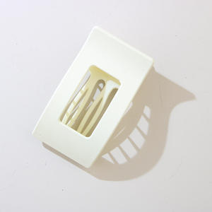 Pince à cheveux bec de canard givrée couleur bonbon, design plat sans couture pour femmes, accessoires pour cheveux à nouer - Product Image 2