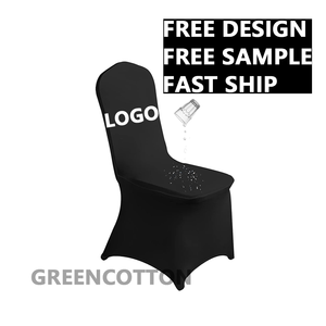 Biểu tượng tùy chỉnh không thấm nước Polyester Spandex Ghế bìa với vải căng hoàn hảo để sử dụng tại các bữa tiệc Tiệc tiệc cưới ngoài trời - Product Image 1