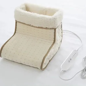 Luxurious Electric Foot Warmer with 4 Heat Settings and Extra Synthetic Fleece Insert Lining with 220V CE UKCA SAA