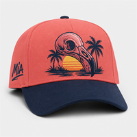 Cappello Snapback con Visiera Curva, Stampa Personalizzata, 5 Pannelli, Stile Trucker, Frontale in Schiuma, Rete Traspirante, Streetwear Urbano West Coast Gothic Chicano, Vendita all'Ingrosso