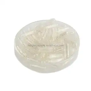 Cápsula de gelatina kangke, cápsulas vazias tamanho 0 transparente 1 #2 #3 #