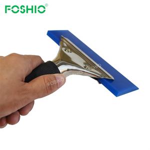 FOSHIO Racloir vinyle en caoutchouc bleu max PRO <span class=keywords><strong>Kit</strong></span> d'outils de nettoyage de vitres teintées avec poignée - Product Image 6