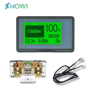 Baiway TF03KH 100V350A Monitor Baterai Mobil LCD Universal Indikator Kapasitas Tegangan Baterai Penguji Coulometer BM500