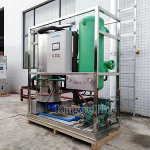 Ijsmachine Commerciële Buis Ijsmaker China Prijs 1 T 5 Ton Per Dag Buisvormige Ijsmachine