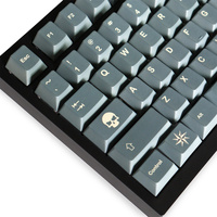GMK Boneyard Keycaps Pbt 130 Keys Dye-Sub Cherry Profile Keycap for 61/87/104/108 Mx Switch Mechanical Keyboard
