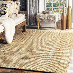 Alfombra de Estilo Bohemio de 2x3 Pies, Alfombras de Ratán de 3 Pies, Tatami, Alfombra a Rayas, Alfombra Cuadrada Beige de 8x8, Alfombra Redonda Verde de 8x10, Alfombra de Granja - Product Image 1