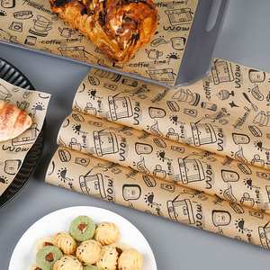 กระดาษห่อแซนวิชแบบกำหนดเองพร้อมพิมพ์โลโก้ กระดาษห่ออาหารเกรดอาหาร ย่อยสลายได้ กระดาษรองอบ - Product Image 6