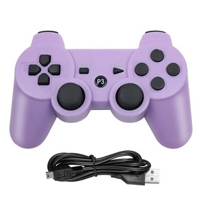 คอนโทรลเลอร์เกมไร้สายสีสันสดใสสำหรับ PS3 จอยสติ๊ก จอยแพด สำหรับ PS3 วิดีโอเกม แฮนด์เกม แมนเน็ต เกมแพด - Product Image 4