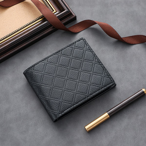 Cartera con tarjetero de cuero para hombre de moda al por mayor de alta calidad - Product Image 2