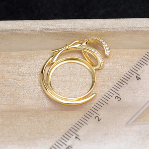 Bandeja de exhibición de perlas plateada con forma de calabaza de 14.8-15 mm para almacenamiento y exhibición de perlas sueltas - Product Image 2