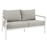 Muebles de Exterior Modernos y Duraderos, Juego de Muebles de Aluminio para Patio, Mesa de Centro, Estilo Rústico, para Jardín, Patio, Apartamento, Hotel