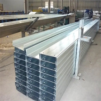 Profilé en acier laminé à chaud et formé à froid à prix raisonnable, profilé en acier galvanisé en forme de C, profilé en acier en forme de U, prix du profilé en acier Ms
