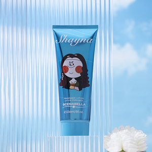 Loción corporal de 236ml de diseño más nuevo de venta superior con paquete azul para mujeres - Product Image 2