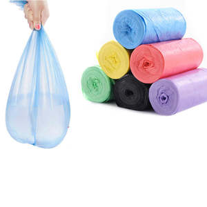 Bolsa de basura colorida negra caliente HDPE LDPE Sacos de basura transparentes Bolsa de basura transparente grande Bolsa de basura de Poats al por mayor - Product Image 1
