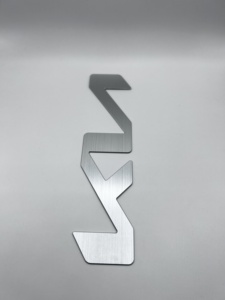 Nhôm Tên tấm tên nơi khoảng trống Anodized Kim Loại Tùy chỉnh hình chữ nhật chải đồng bằng Châu Âu tùy chỉnh Kim Loại Logo thương hiệu dập - Product Image 5