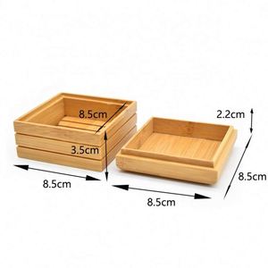 Wholesale <b>Bamboo</b> <b>Soap</b> <b>Dish</b> with Lid for Travel - Product Image 2