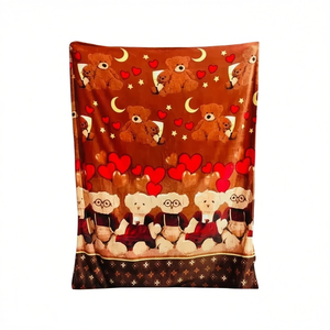 Couette Carla Depot Teddy Bear, taille matrimoniale, ultra douce, garnissage en polyester, pour toutes les saisons, usage domestique, style classique - Product Image 1