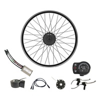 Kit de conversion de vélo électrique 350 watts LED LCD 24v 250w moyeu moteur kit de vélo électrique 36v 350 w avec boîtier de batterie