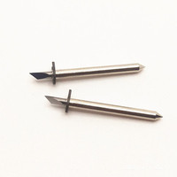 Cuchilla de corte para patrones de calzado y prendas, para plotter CAD, de carburo cementado, 30/45/60 grados, 25mm x 2.0mm, OEM personalizable, ¡Gran oferta!