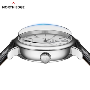 นาฬิกากลไกอัตโนมัติทำจากไพลินกันน้ำมีวันที่เรืองแสงนาฬิกาสเตนเลสสตีลที่สวยงามคุณภาพสูง - Product Image 2