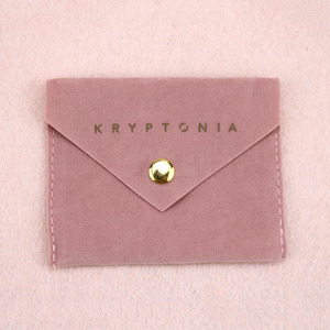 Custom Jewelry Pouch Packaging with Logo Microfiber Suede Jewelry Package Bags Velvet Jewelry Pouch with Insert Pad/Card Rings - Product Image 2