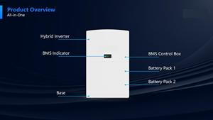 All-in-One 5kWh 10kWh Solar <b>Energy</b> <b>Storage</b> <b>System</b> IP65 Hybrid Grid Connection Stackable for Home Use - Product Image 3