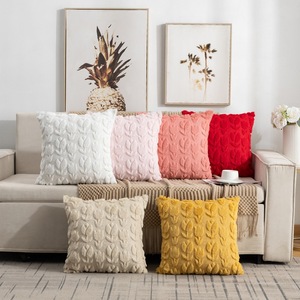 Mới Mềm Mại Và Ấm Cúng Trang Trí Mềm Mại Sang Trọng Giả Len Bông Tulip Mô Hình Sofa Ném Gối Trang Trí Trở Lại Đệm Với Core - Product Image 1