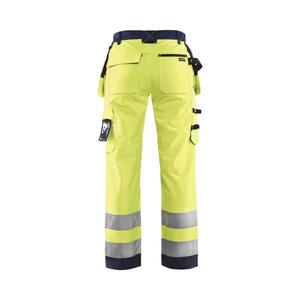 BLAKLADER - 716725173389D22 Pantalon softshell haute visibilité pour femme Jaune/Bleu marine-EAN 7330509540152 HI-VIS WORKWEAR - Product Image 2