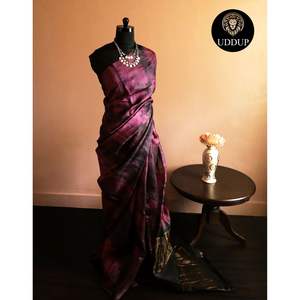 ผ้าส่าหรีแบบ Tussar Saree แนวแฟชั่นใหม่สำหรับผู้ใหญ่ดีไซน์เนอร์ - Product Image 2