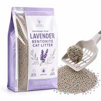 Litière pour chat en bentonite de sodium écologique de qualité supérieure, forme de boule, faible teneur en poussière, 8 kg, hautement absorbante, agglomération rapide, contrôle des odeurs, OEM ODM