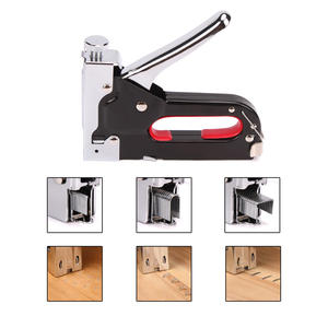 Pistolet à agrafer multifonction 3-en-1 robuste, pistolet à clous manuel pour la tapisserie, le bois et les revêtements de sol avec poignée <span class=keywords><strong>ergonomique</strong></span> - Product Image 2