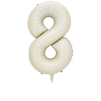 Ballons en aluminium géants de 40 pouces, couleur crème, chiffres 0-9, pour décoration de fête d'anniversaire ou de mariage (vente en gros)