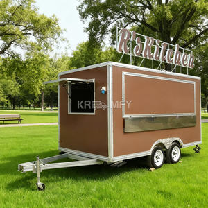 Remorque carrée en promotion, standard américain, pour hot-dogs, chariot mobile rapide, remorque pour snacks, camion de restauration rapide - Product Image 4