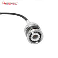 Câble Pigtail RF Personnalisé, Connecteur BNC Mâle Plaqué Argent vers Connecteur BNC Femelle Droit avec Câble Coaxial RG174