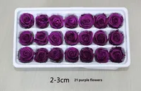 Roos Eeuwige Bloem 3-5cm B-kwaliteit Vrouwendag Cadeaubox 24 Bloemen/Doos China Gedroogde Bloem Ge conserveerde Bloem DIY Handgemaakt