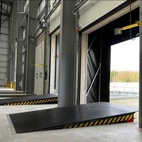 Rampe de déchargement de conteneurs pliante, hydraulique et fixe, professionnelle, pour entrepôt, gain de place, capacité de charge de 10 tonnes