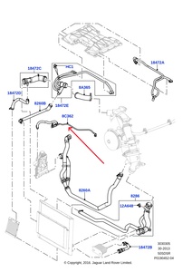 Lr011462 phụ tùng ô tô động cơ làm mát mở rộng tràn tản nhiệt ống bình nhiên liệu <span class=keywords><strong>Hose</strong></span> cho phạm vi Rover siêu nạp L322 - Product Image 6