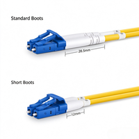 Kabel Patch Fiber 1m (3ft) LC UPC Duplex ke LC UPC Duplex Single Mode OS2 LSZH 2.0mm Tight Buffered Kuning