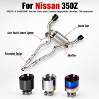 Silencieux de performance en acier inoxydable pour Nissan 350Z Z33 3.5 2002-2008, système d'échappement arrière Valvetronic, amélioration du son