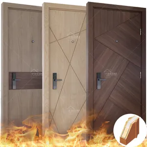 Porte intérieure en bois, produit sur mesure, pour l'intérieur de votre maison, logo des états-unis, porte de feu