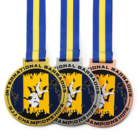 Médailles personnalisées pour fabricants, design sur mesure, Taekwondo, Marathon, médailles et trophées sportifs, médaille d'or en alliage de zinc