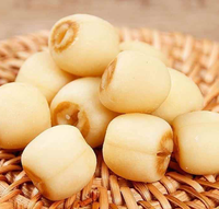 Biji Teratai Premium Renyah dan Aroma Krim yang Halus Camilan Buah dan Sayuran Kering Gourmet 150g Kalengan