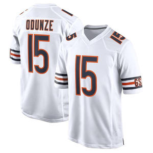 Venta al por Mayor de Camisetas de Fútbol Americano Cosidas para Hombre # 18 Williams # 34 Payton # 84 Loveland 100% Poliéster con Transferencia de Calor - Product Image 3