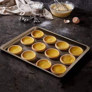 논스틱 피자 팬 15인치 3D 케이크 장식 맞춤형 12컵 머핀 베이킹 트레이 오븐용 슬라이스 트레이 - Product Image 4