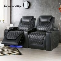 Fauteuil inclinable manuel télécommandé de haute qualité, en similicuir extensible, design moderne pour salon