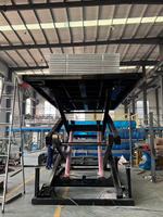 Plateforme élévatrice à ciseaux robuste homologuée CE avec verrouillage mécanique, table élévatrice hydraulique pour marchandises